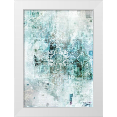 Faded Treasure White Modern Wood Framed Art Print by Roko, Ken