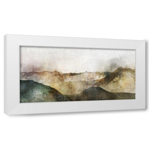 Western Range White Modern Wood Framed Art Print by Roko, Ken