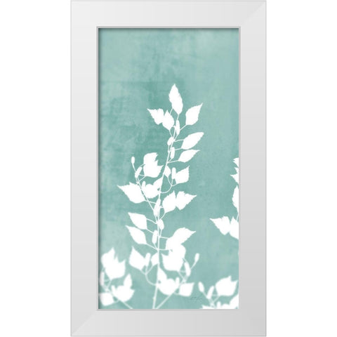 Sringtime Branch Panel 1 White Modern Wood Framed Art Print by Roko, Ken