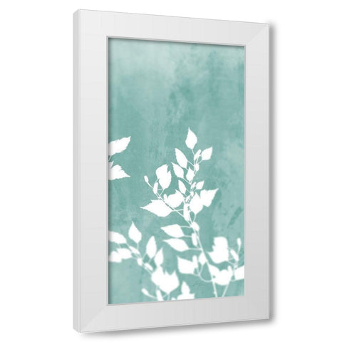 Sringtime Branch Panel 3 White Modern Wood Framed Art Print by Roko, Ken