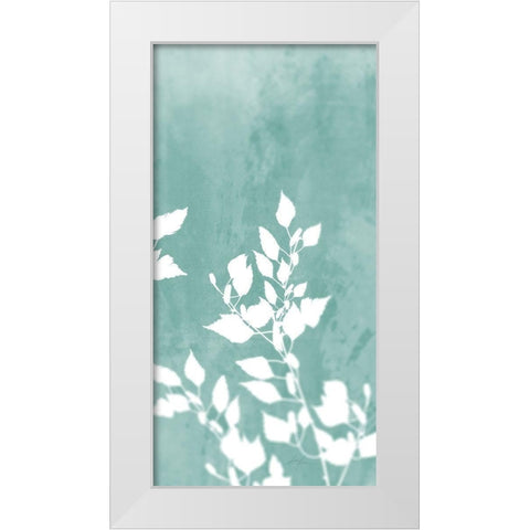 Sringtime Branch Panel 3 White Modern Wood Framed Art Print by Roko, Ken