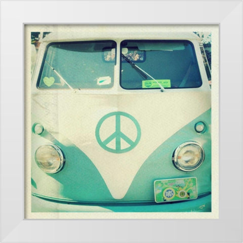 Sweet Ride White Modern Wood Framed Art Print by Dvorak, Vicki