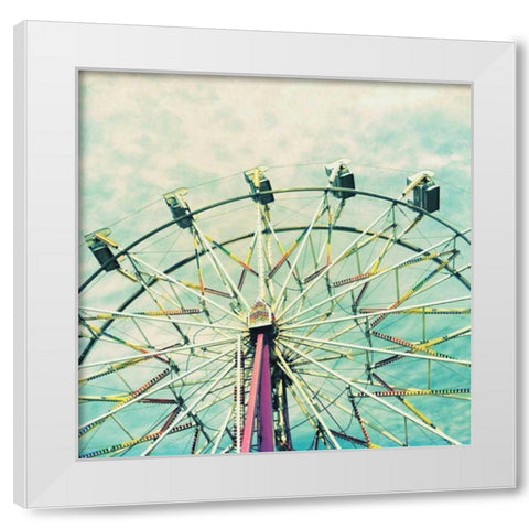 Sky High White Modern Wood Framed Art Print by Dvorak, Vicki