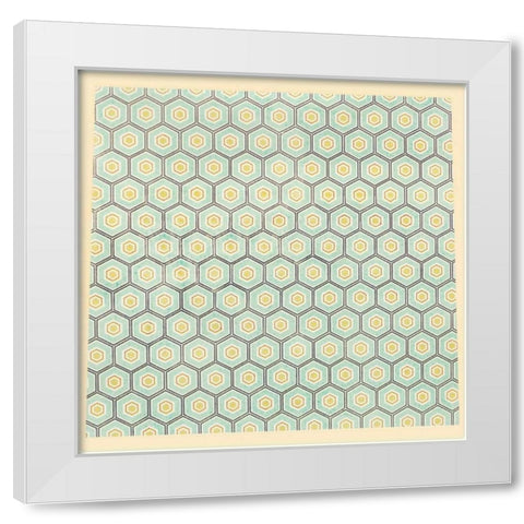 Dream Big Game Pieces Pattern White Modern Wood Framed Art Print by Dvorak, Vicki