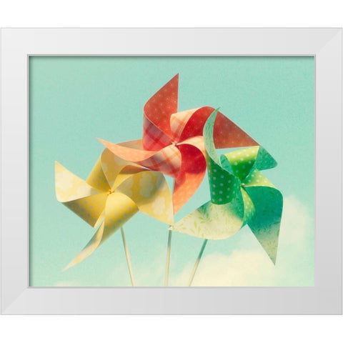 Citrus Bouquet White Modern Wood Framed Art Print by Dvorak, Vicki