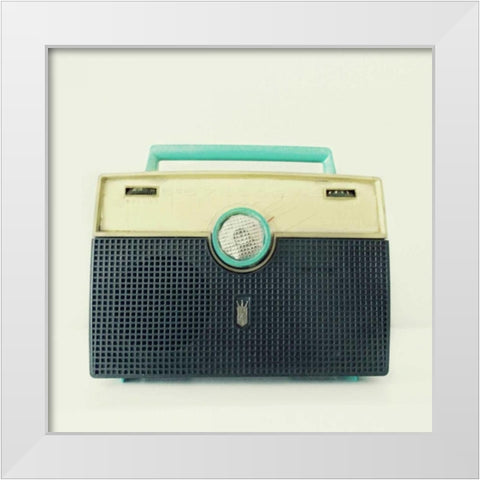 Mint Chocolate White Modern Wood Framed Art Print by Dvorak, Vicki