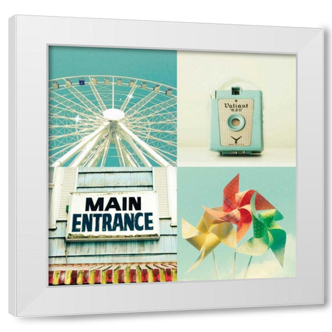 Great Day White Modern Wood Framed Art Print by Dvorak, Vicki