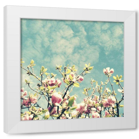 Reach Out White Modern Wood Framed Art Print by Dvorak, Vicki