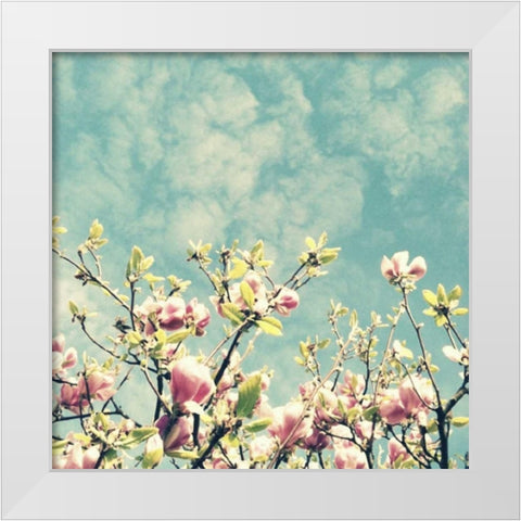 Reach Out White Modern Wood Framed Art Print by Dvorak, Vicki