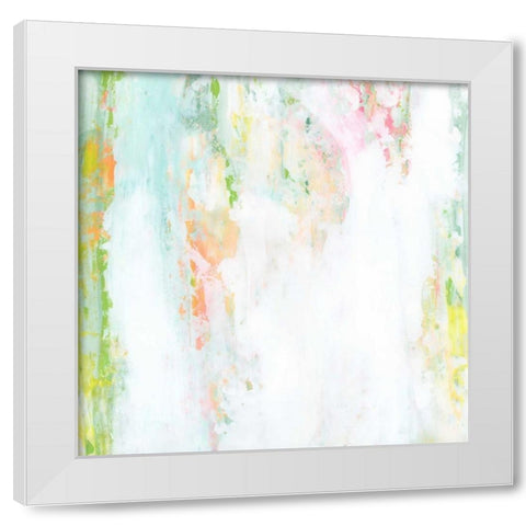 Garden Abstraction 2 White Modern Wood Framed Art Print by Buddenhaugen, Sophia