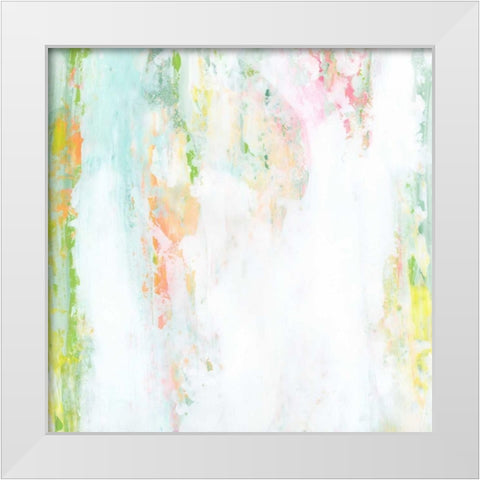 Garden Abstraction 2 White Modern Wood Framed Art Print by Buddenhaugen, Sophia