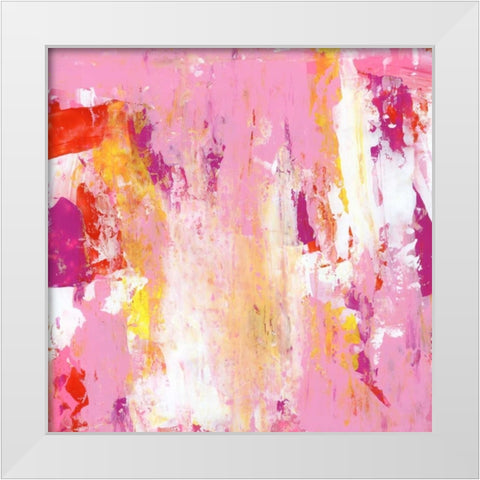 Garden Abstraction 3 White Modern Wood Framed Art Print by Buddenhaugen, Sophia