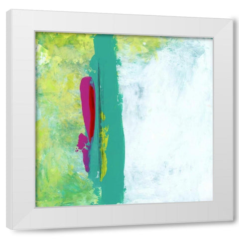 Garden Abstraction 5 White Modern Wood Framed Art Print by Buddenhaugen, Sophia