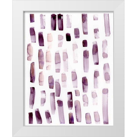 Garden Abstraction 11 White Modern Wood Framed Art Print by Buddenhaugen, Sophia