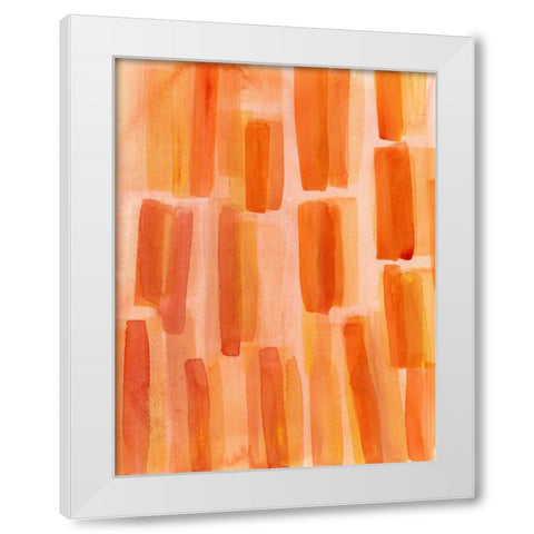 Garden Abstraction 12 White Modern Wood Framed Art Print by Buddenhaugen, Sophia