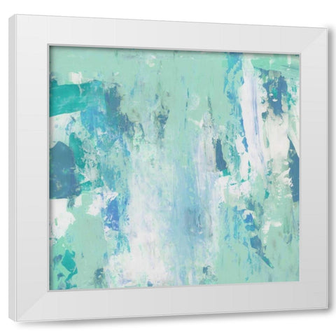 Garden Abstraction 15 White Modern Wood Framed Art Print by Buddenhaugen, Sophia