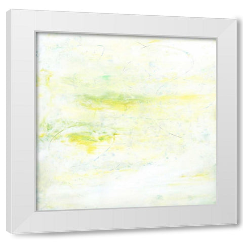 Garden Abstraction 17 White Modern Wood Framed Art Print by Buddenhaugen, Sophia