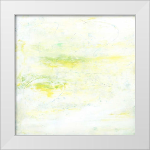 Garden Abstraction 17 White Modern Wood Framed Art Print by Buddenhaugen, Sophia