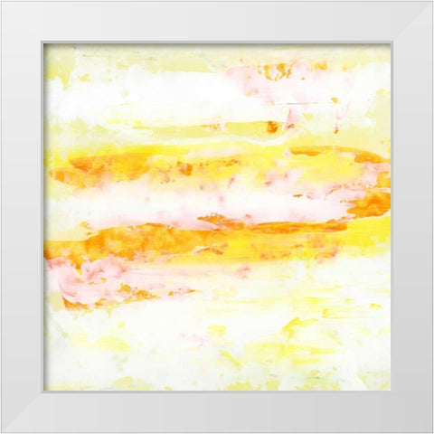 Garden Abstraction 18 White Modern Wood Framed Art Print by Buddenhaugen, Sophia