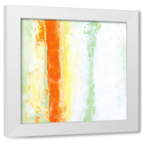 Garden Abstraction 19 White Modern Wood Framed Art Print by Buddenhaugen, Sophia