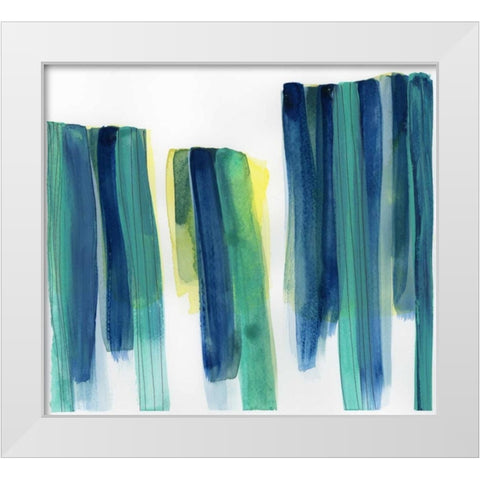 Garden Abstraction 21 White Modern Wood Framed Art Print by Buddenhaugen, Sophia