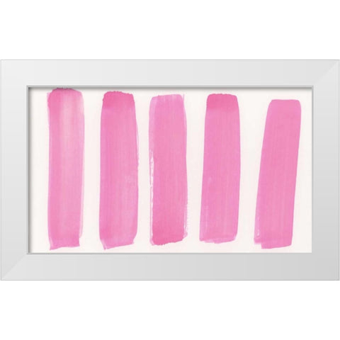 Garden Abstraction 25 White Modern Wood Framed Art Print by Buddenhaugen, Sophia