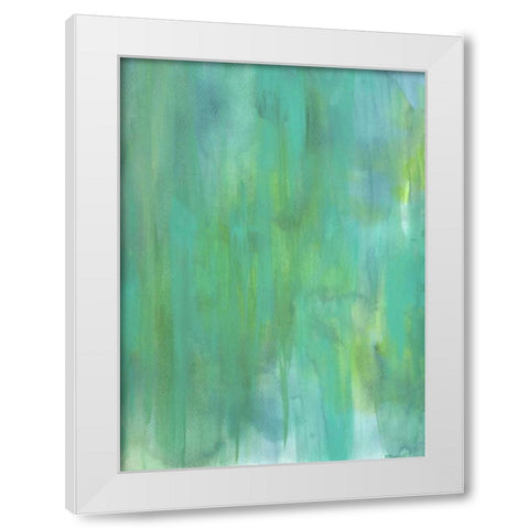 Garden Abstraction 27 White Modern Wood Framed Art Print by Buddenhaugen, Sophia