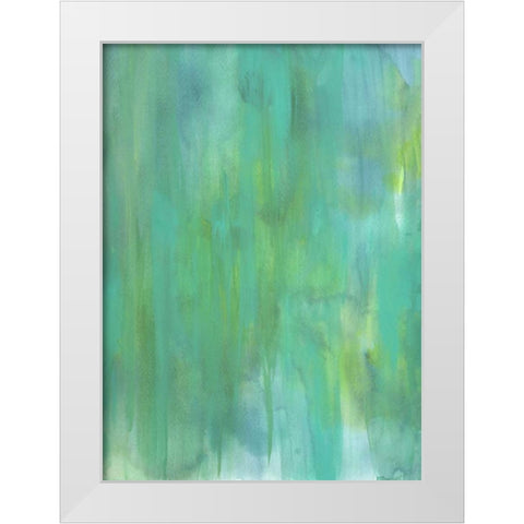 Garden Abstraction 27 White Modern Wood Framed Art Print by Buddenhaugen, Sophia