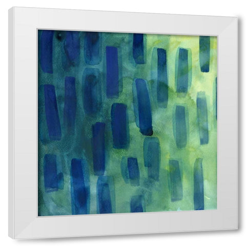 Garden Abstraction 28 White Modern Wood Framed Art Print by Buddenhaugen, Sophia