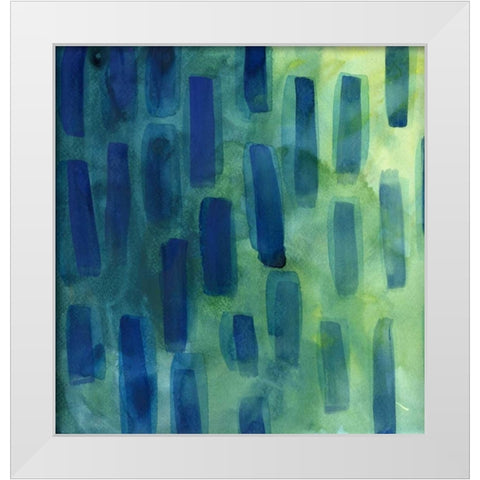 Garden Abstraction 28 White Modern Wood Framed Art Print by Buddenhaugen, Sophia