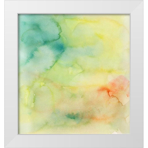 Garden Abstraction 31 White Modern Wood Framed Art Print by Buddenhaugen, Sophia