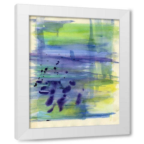 Garden Abstraction 32 White Modern Wood Framed Art Print by Buddenhaugen, Sophia