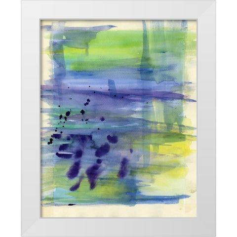 Garden Abstraction 32 White Modern Wood Framed Art Print by Buddenhaugen, Sophia