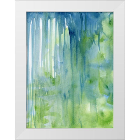 Garden Abstraction 33 White Modern Wood Framed Art Print by Buddenhaugen, Sophia
