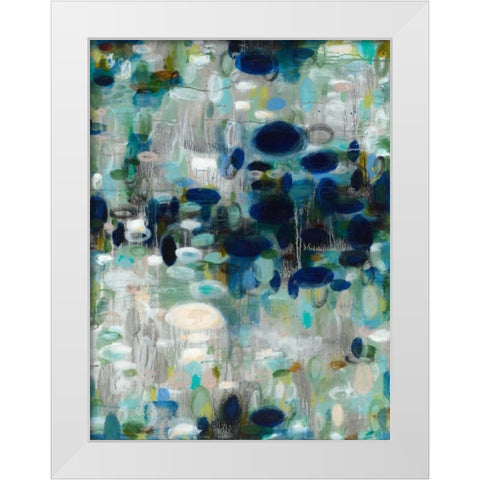 Watery Story White Modern Wood Framed Art Print by Kaplinsky, Matt