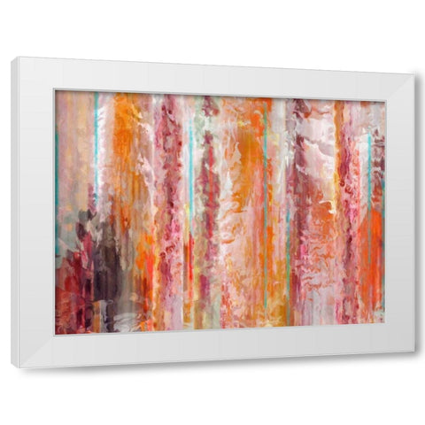 Passion White Modern Wood Framed Art Print by Kaplinsky, Matt