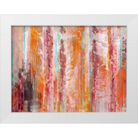Passion White Modern Wood Framed Art Print by Kaplinsky, Matt