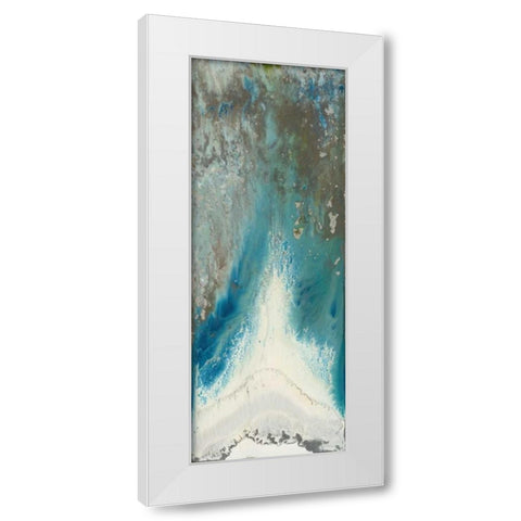 Heleotrope 2 White Modern Wood Framed Art Print by Bering, Blakely