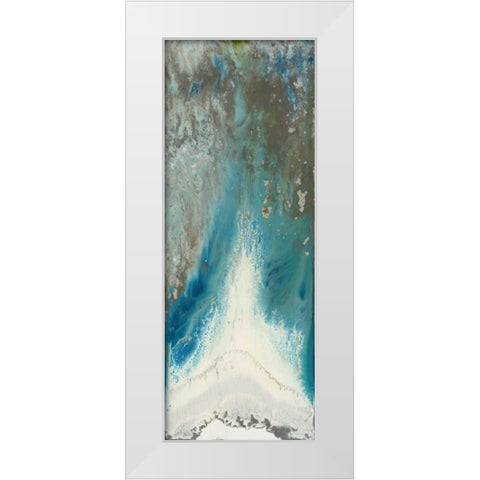 Heleotrope 2 White Modern Wood Framed Art Print by Bering, Blakely
