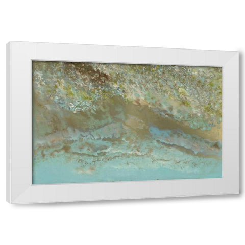 Robins Egg White Modern Wood Framed Art Print by Bering, Blakely