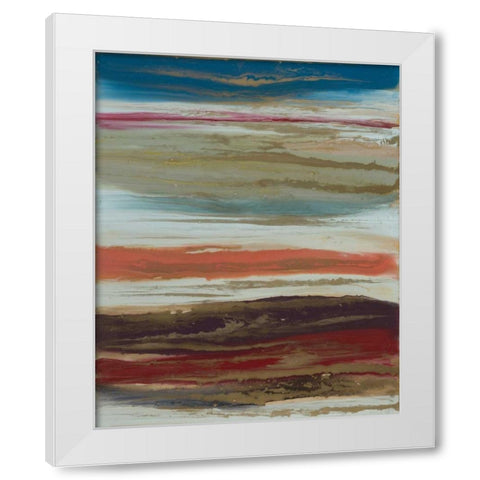 Morning Dawn White Modern Wood Framed Art Print by Bering, Blakely