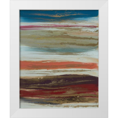 Morning Dawn White Modern Wood Framed Art Print by Bering, Blakely