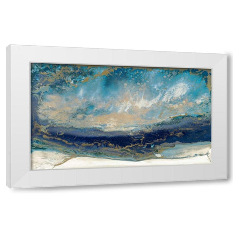 Midnight Meditation White Modern Wood Framed Art Print by Bering, Blakely