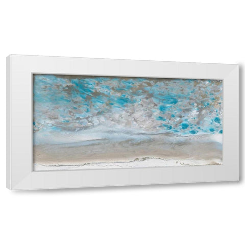 Low Tide White Modern Wood Framed Art Print by Bering, Blakely