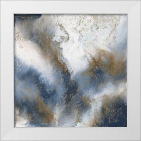 Let the light shine White Modern Wood Framed Art Print by Bering, Blakely