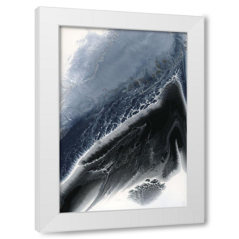 Abstract,Contemporary White Modern Wood Framed Art Print by Bering, Blakely