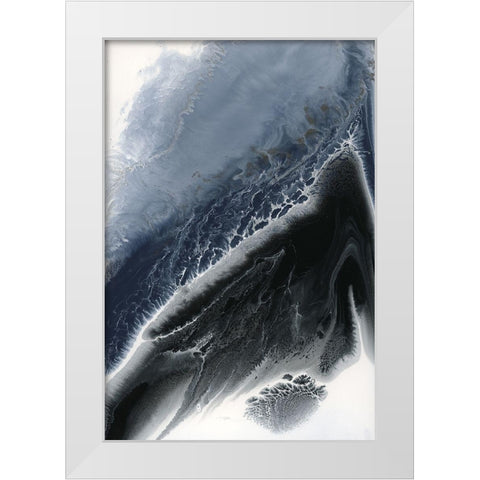 Abstract,Contemporary White Modern Wood Framed Art Print by Bering, Blakely
