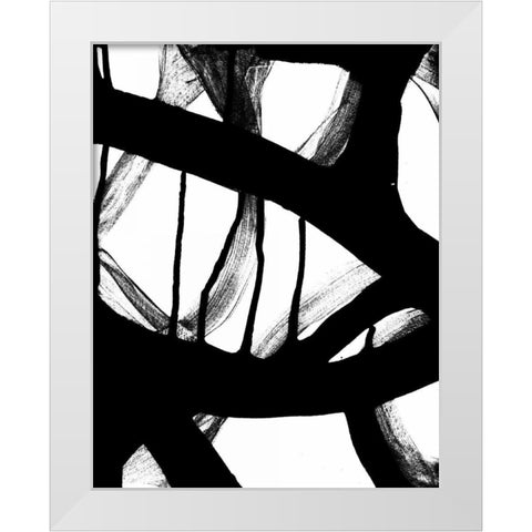 Blot and White 2 White Modern Wood Framed Art Print by Hutton