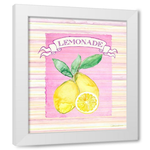 Citrus Orchard 1 White Modern Wood Framed Art Print by Haberier, Patricia