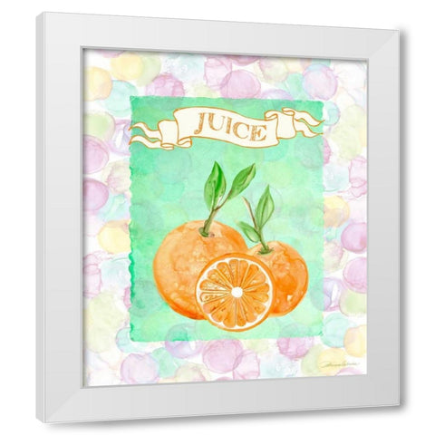 Citrus Orchard 3 White Modern Wood Framed Art Print by Haberier, Patricia